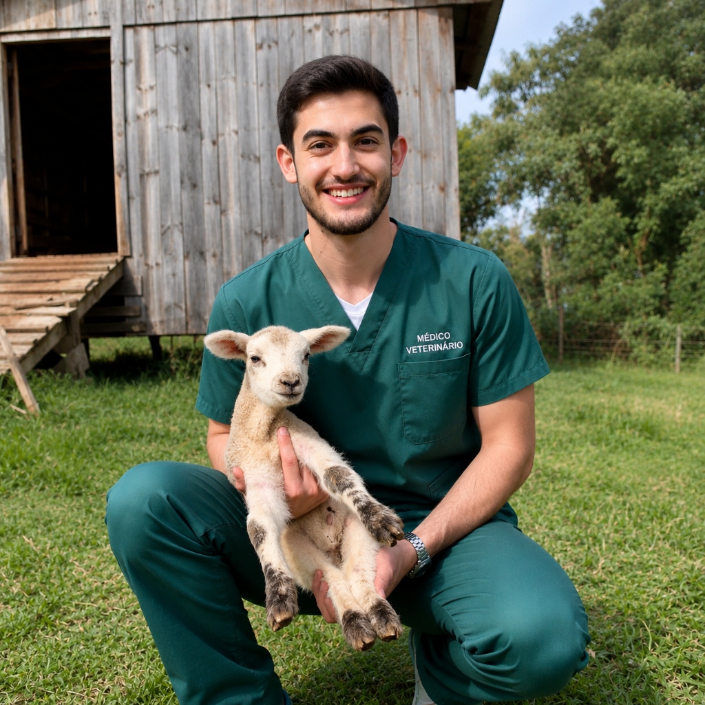 Dr. Gustavo V. Pacheco com pet